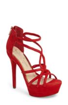 Women's Jessica Simpson Rozmari Platform Sandal .5 M - Red