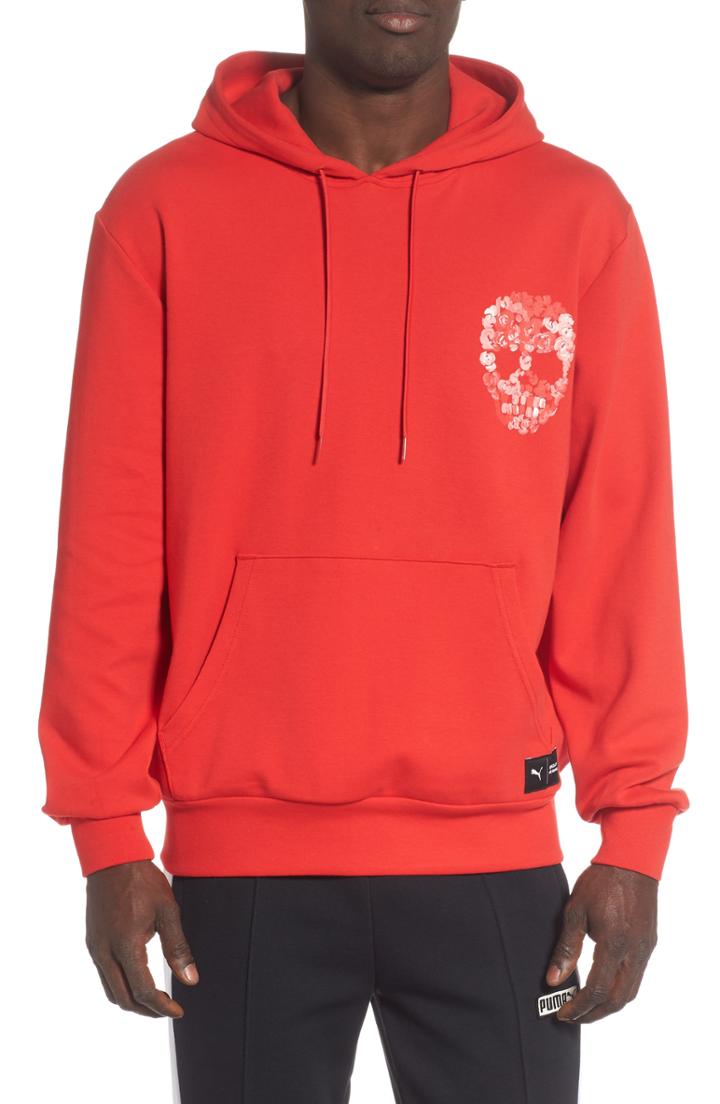 Men's Puma X Bradley Theodore Graphic Hoodie - Red