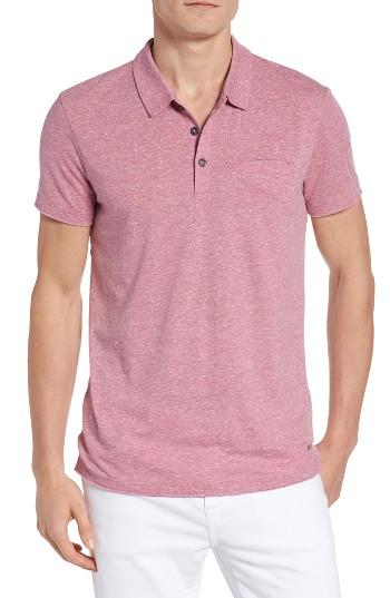 Men's Boss Orange Paxtyn Polo - Pink
