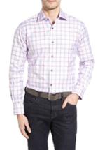 Men's Robert Talbott Crespi Iv Tailored Fit Sport Shirt - Purple