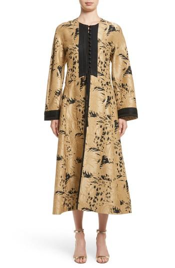 Women's Etro Metallic Jacquard Jacket Us / 42 It - Metallic