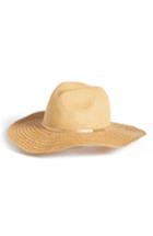 Women's Halogen Straw Panama Hat - Brown