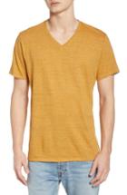 Men's The Rail Fine Stripe V-neck T-shirt - Orange