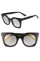 Women's Web 48mm Sunglasses - Shiny Black/ Smoke Mirror