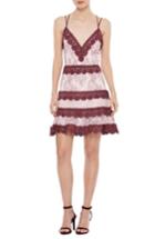 Women's La Maison Talulah Sensibility Tiered Lace Minidress, Size - Pink