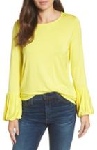 Women's Bobeau Bell Sleeve Top - Yellow