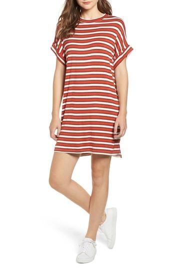 Women's Cotton Emporium Stripe Sneaker Dress - Red