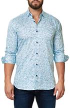 Men's Maceoo Luxor Abstract Minix Slim Fit Sport Shirt (m) - White