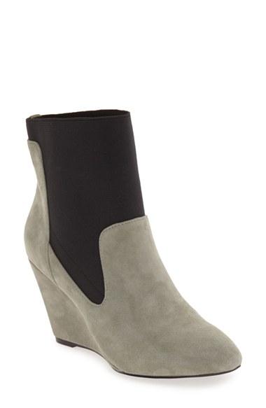 Women's Charles By Charles David 'erie' Wedge Bootie M - Grey