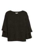 Women's Madewell Tier Sleeve Sweater - Grey
