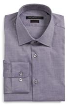 Men's John Varvatos Star Usa Fit Dress Shirt, Size 15 R - Purple