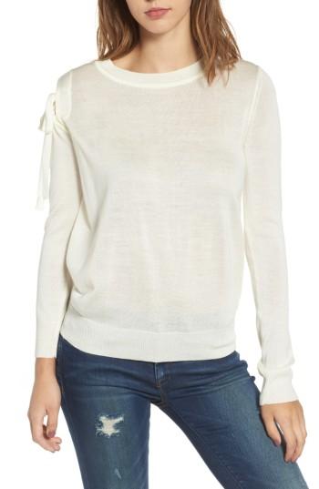 Women's J.o.a. Cutout Sweatshirt - White