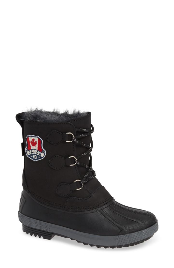 Women's Pajar Cali Waterproof Insulated Boot -5.5us / 36eu - Black