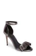 Women's Raye Belle Ruffle Ankle Strap Sandal .5 M - Metallic
