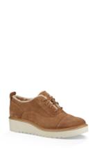 Women's Ugg Johanna Spill Seam Wedge Oxford .5 M - Brown