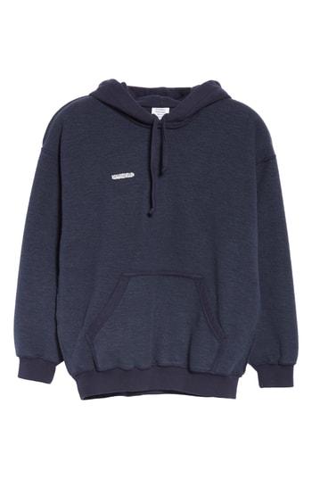 Women's Vetements Inside-out Hoodie - Blue
