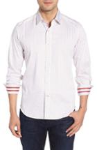 Men's Robert Graham Mitchel Tailored Fit Sport Shirt - Red