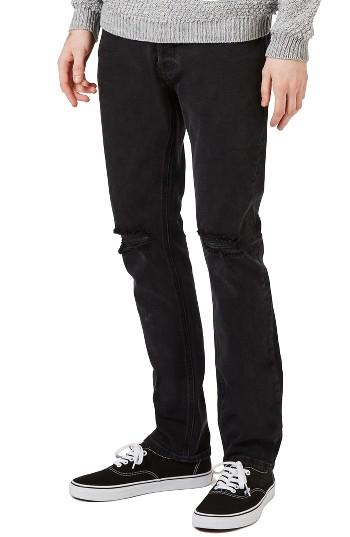 Men's Topman Freeway Rip Slim Fit Jeans