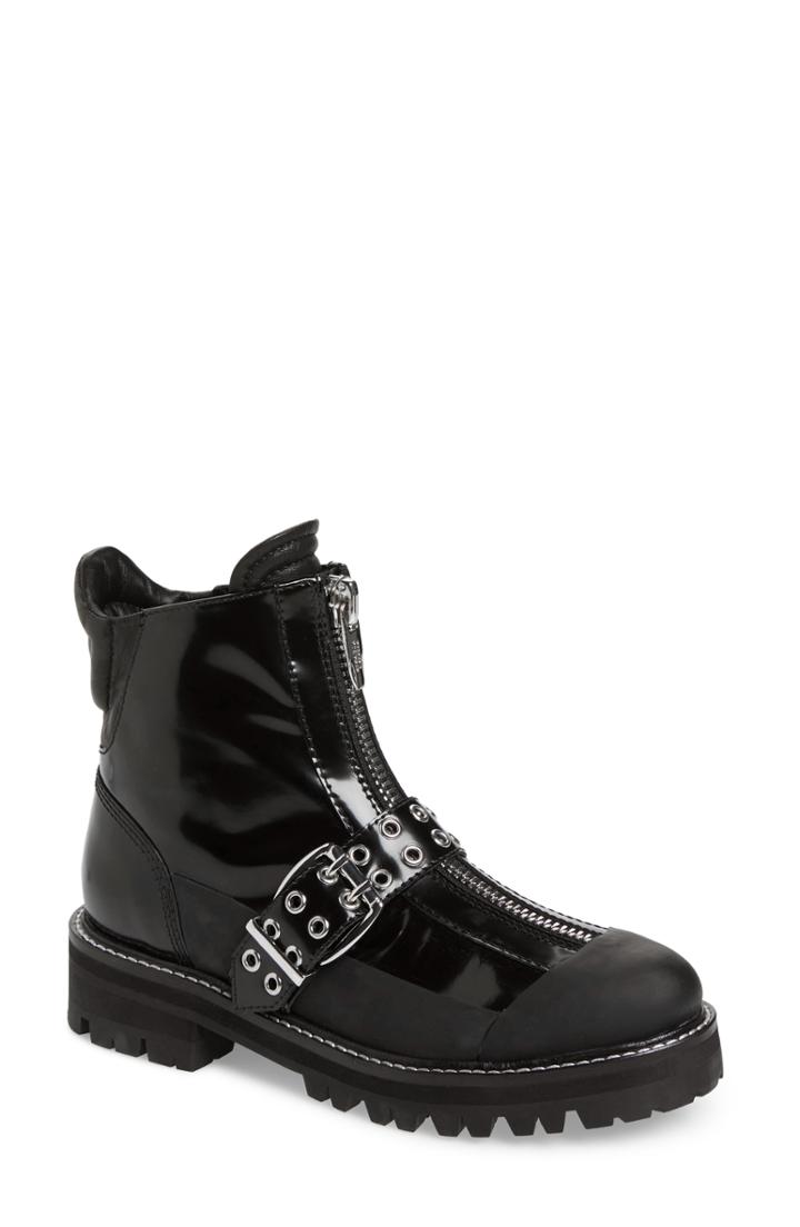 Women's Sigerson Morrison Ipo Moto Boot .5 Eu - Black