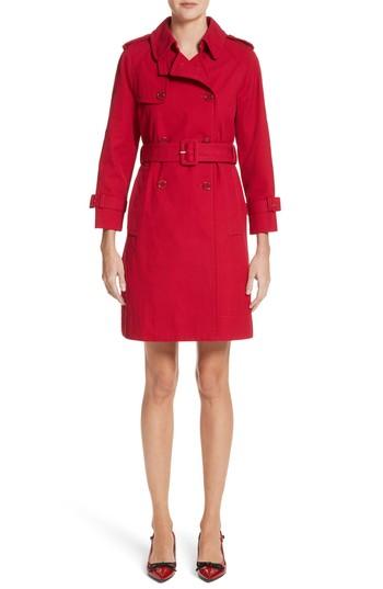 Women's Marc Jacobs Shrunken Trench Coat - Red