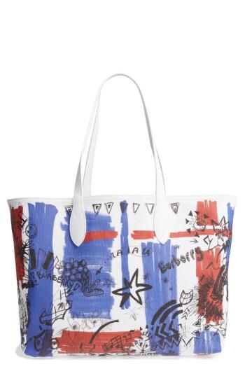 Burberry Sketchbook Series Reversible Coated Canvas Tote -