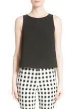 Women's Rag & Bone Eliza Lace-up Tunic - Black