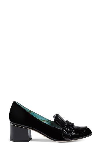 Women's Gucci Tonal Gg Marmont Pump Us / 35eu - Black