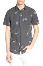 Men's Globe Paper Crane Print Shirt