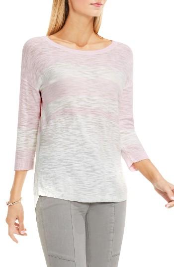 Women's Two By Vince Camuto Stripe Slubbed Top - Pink