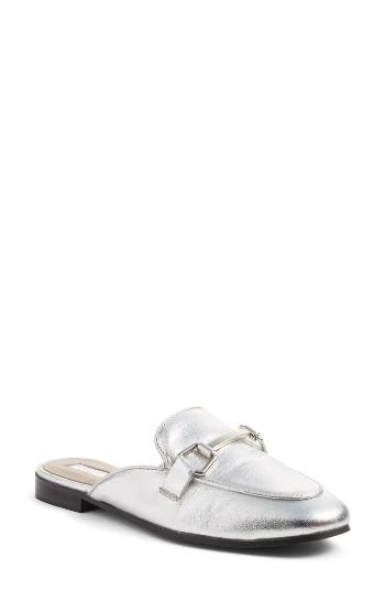 Women's Topshop Kylie Loafer Mule .5us / 36eu - Metallic