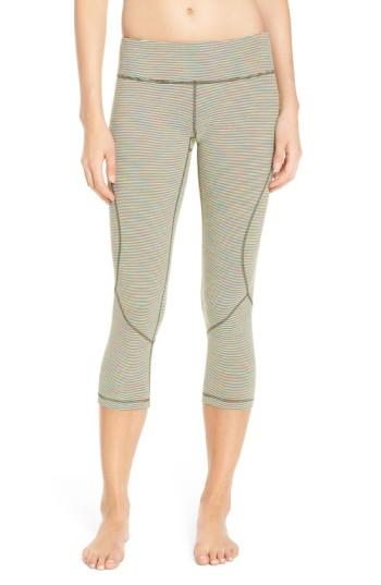 Women's Zella 'live In' Crop Leggings, Size - Green
