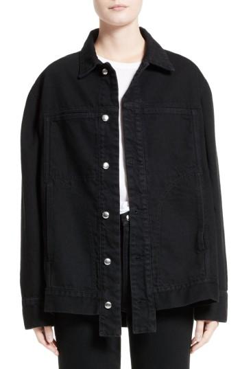 Women's Eckhaus Latta Denim Jacket - Black