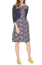 Women's Boden Hotchpotch Pattern Mix Pintuck Dress