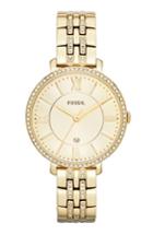Women's Fossil 'jacqueline' Crystal Bezel Bracelet Watch, 36mm