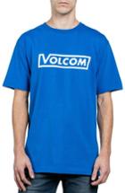 Men's Volcom Logo T-shirt, Size - Blue