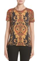 Women's Etro Print Cotton Tee Us / 42 It - Black