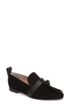 Women's Stuart Weitzman Prescott Knotted Loafer .5 M - Black