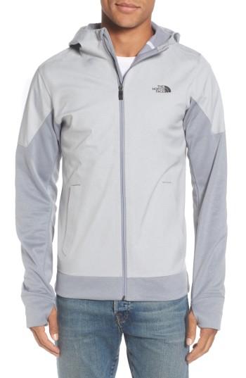 Men's The North Face 'kilowatt' Hooded Jacket, Size - Grey