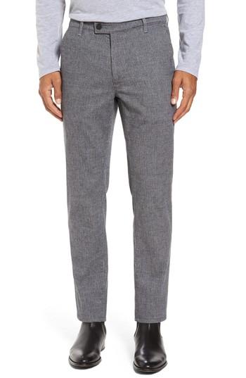 Men's Ag Marshall Slim Fit Pinstripe Pants - Grey