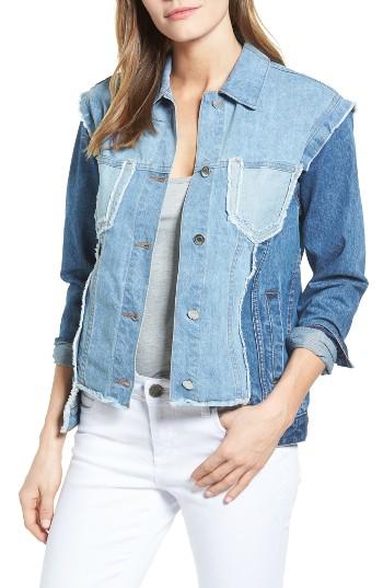 Women's Rd Style Patchwork Denim Jacket