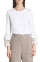 Women's See By Chloe Bell Sleeve Blouse - White