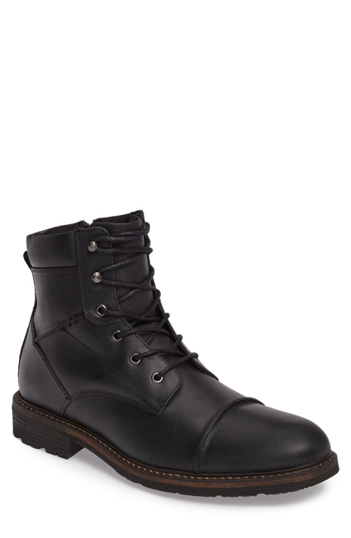 Men's The Rail Derek Cap Toe Boot -10.5us / 44eu - Black