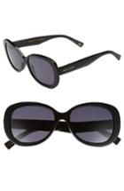 Women's Marc Jacobs 56mm Butterfly Sunglasses - Black Glitter