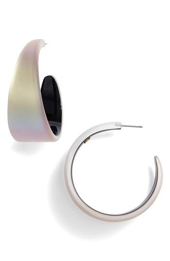 Women's Alexis Bittar Chunky Lucite Hoop Earrings