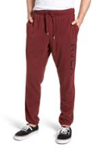 Men's Rvca Big Logo Sweatpants - Burgundy