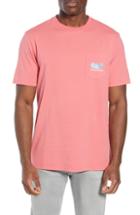 Men's Vineyard Vines Marlin & Starfish Surf Pocket T-shirt - Red