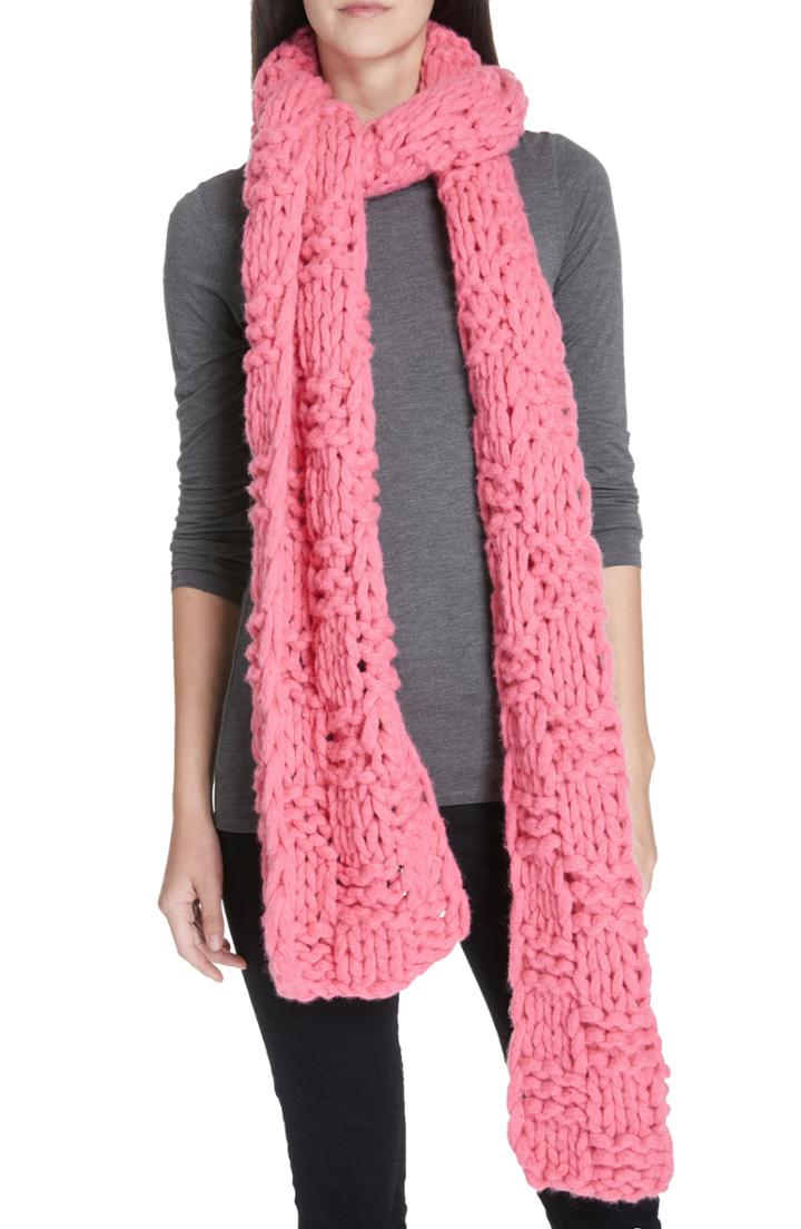 Women's Eileen Fisher Alpaca Blend Scarf, Size - Pink