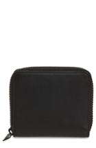 Men's Maison Margiela Zip Around Leather Wallet - Black