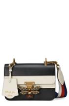 Gucci Queen Margaret Stripe Leather Shoulder Bag -