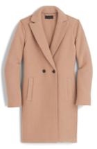 Women's J.crew Daphne Boiled Wool Topcoat - Brown